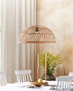 Lampadario RAVINE Rattan Naturale
