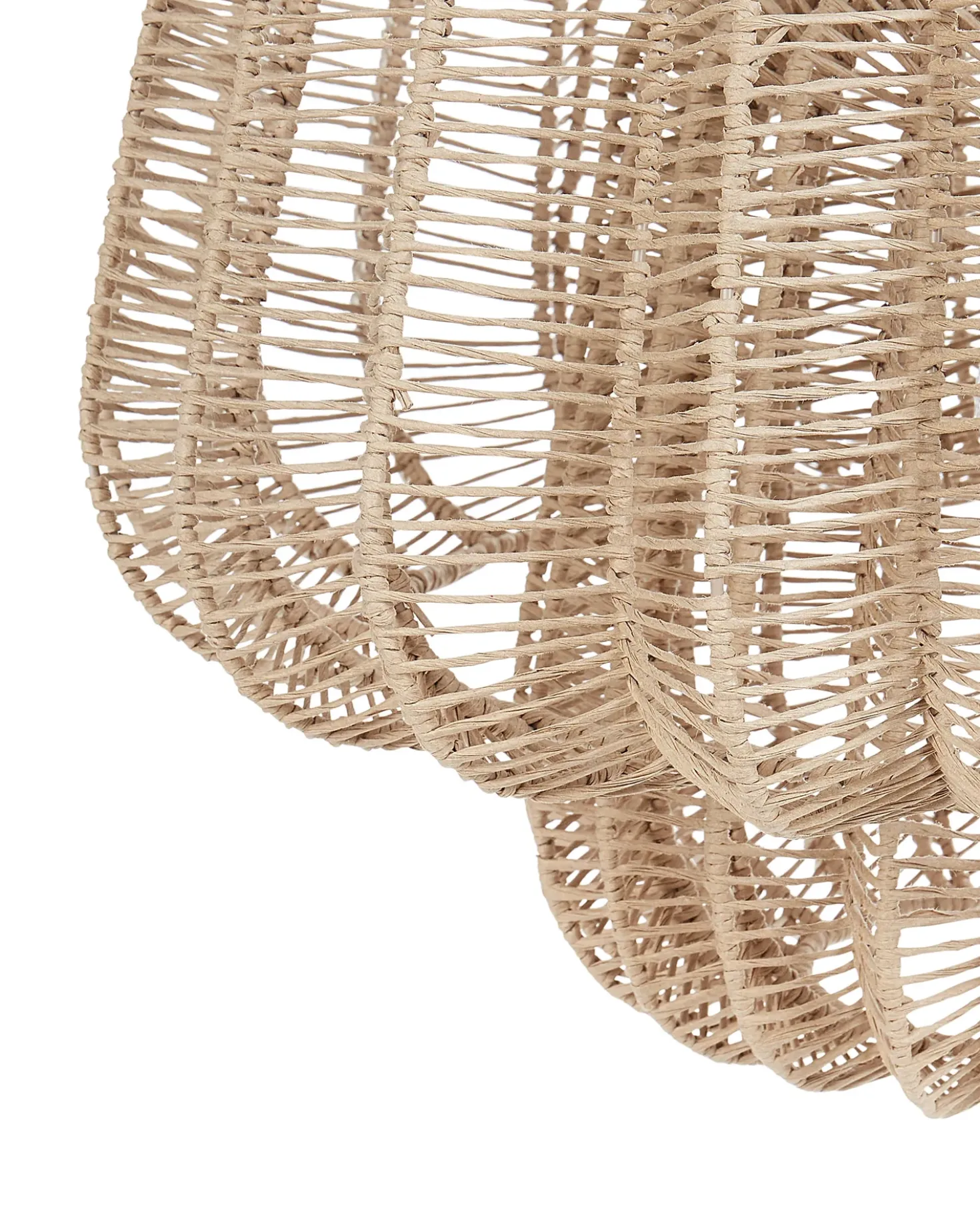 Lampadario SAISI Corda di carta Beige