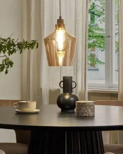 Lampadario SANTON Vetro Oro