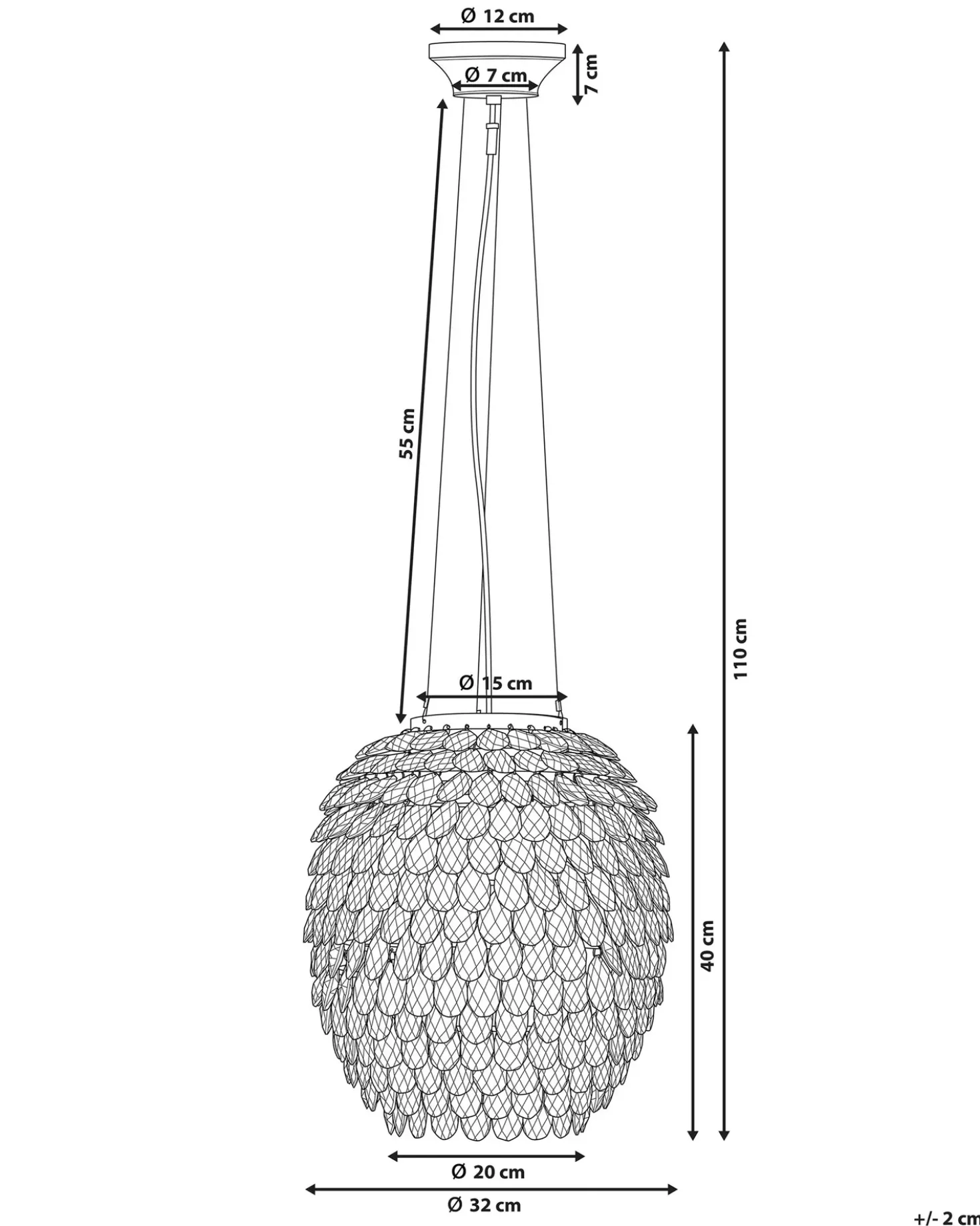 Lampadario SAUER Argento