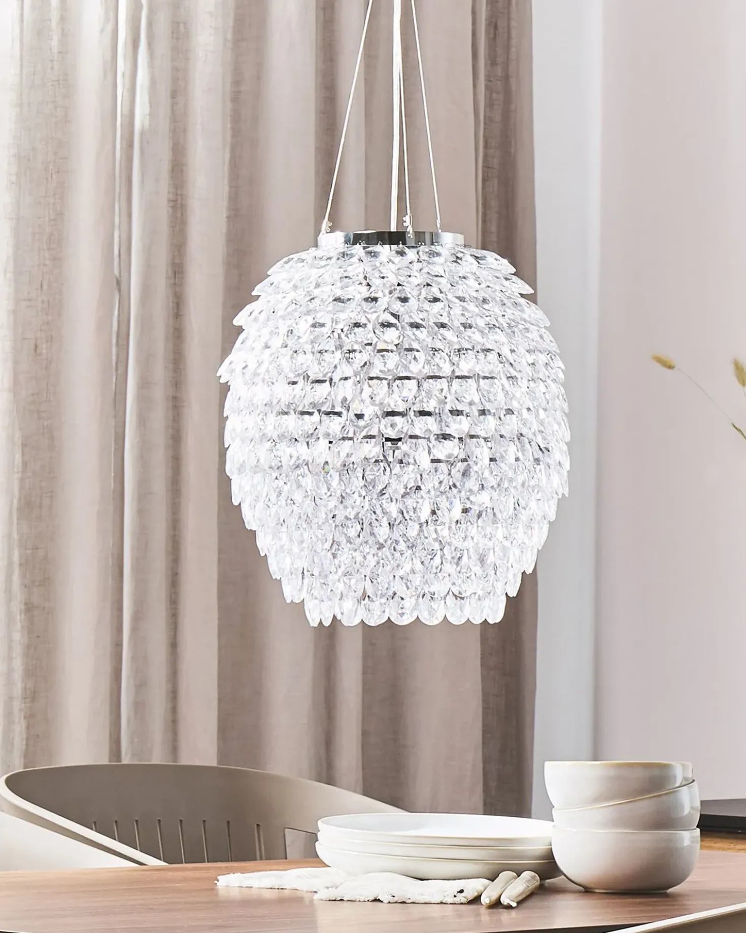 Lampadario SAUER Argento