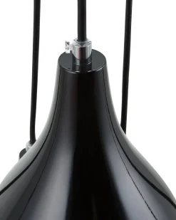 Lampadario SAVIO Metallo Marrone dorato Nero