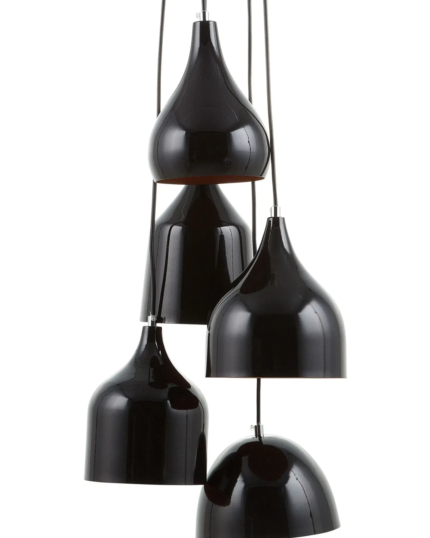 Lampadario SAVIO Metallo Marrone dorato Nero