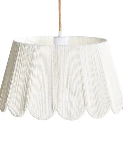 Lampadario SEBAKWE Corda di carta Beige chiaro