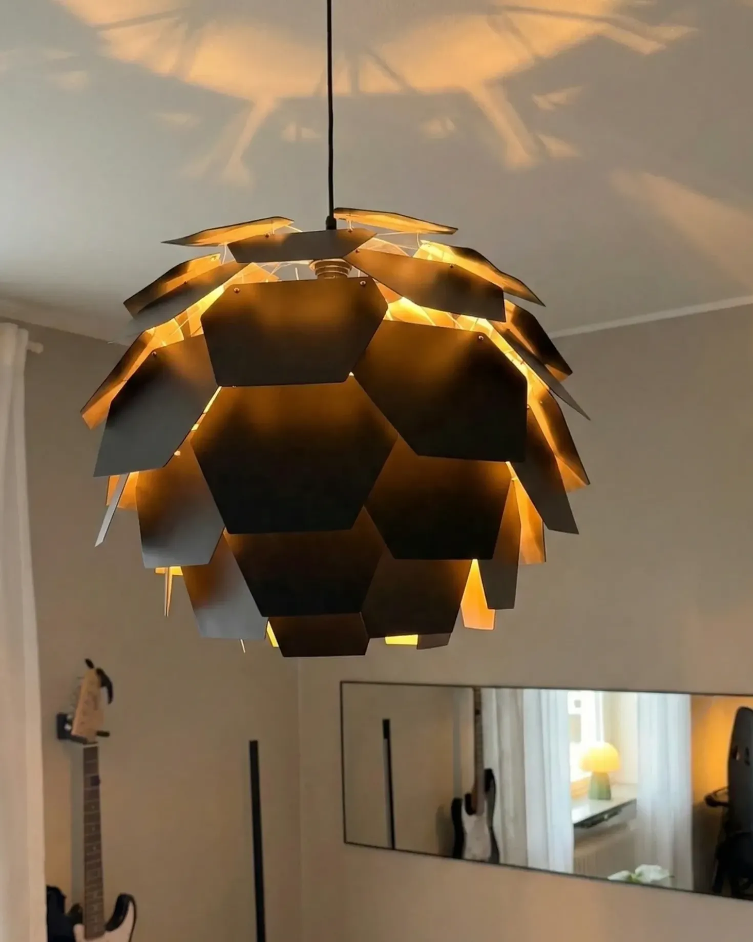 Lampadario SEGRE L Nero