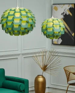 Lampadario SEGRE L Verde scuro