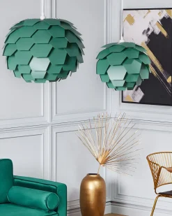 Lampadario SEGRE L Verde scuro