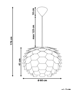 Lampadario SEGRE L Verde scuro