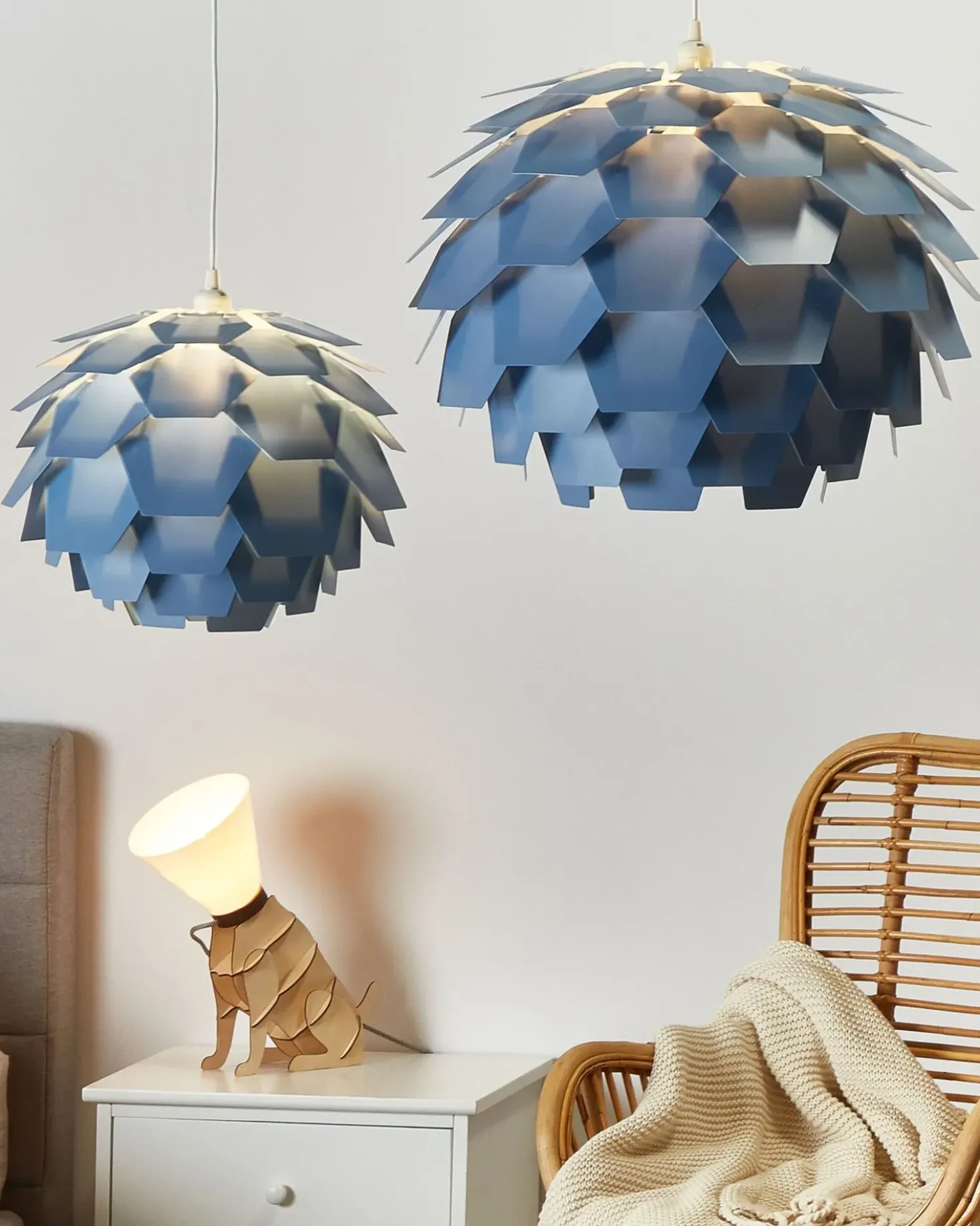 Lampadario SEGRE S Blu