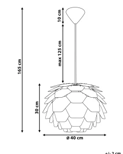 Lampadario SEGRE S Nero