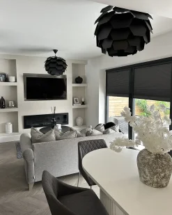 Lampadario SEGRE S Nero