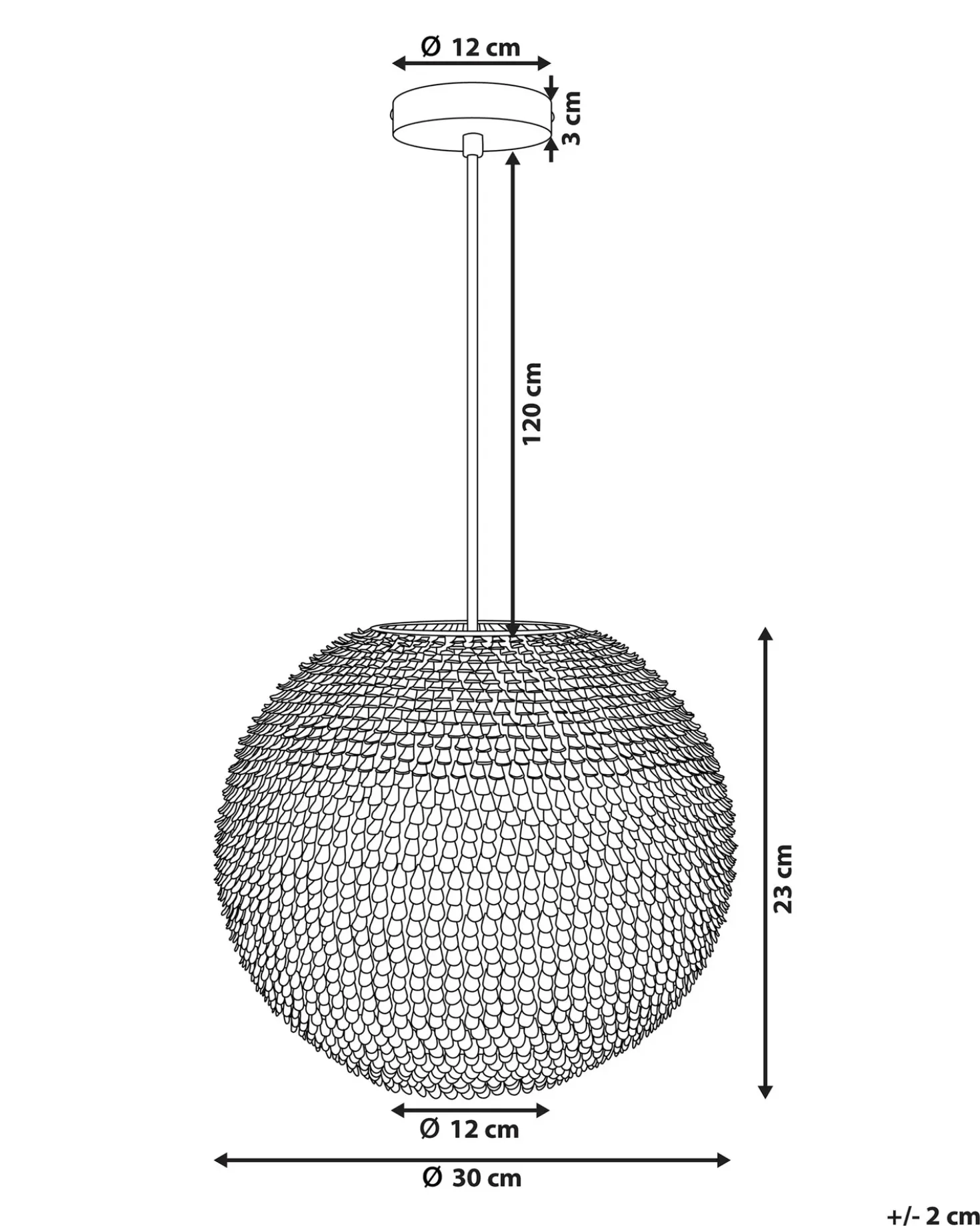 Lampadario SEINE Metallo Argento