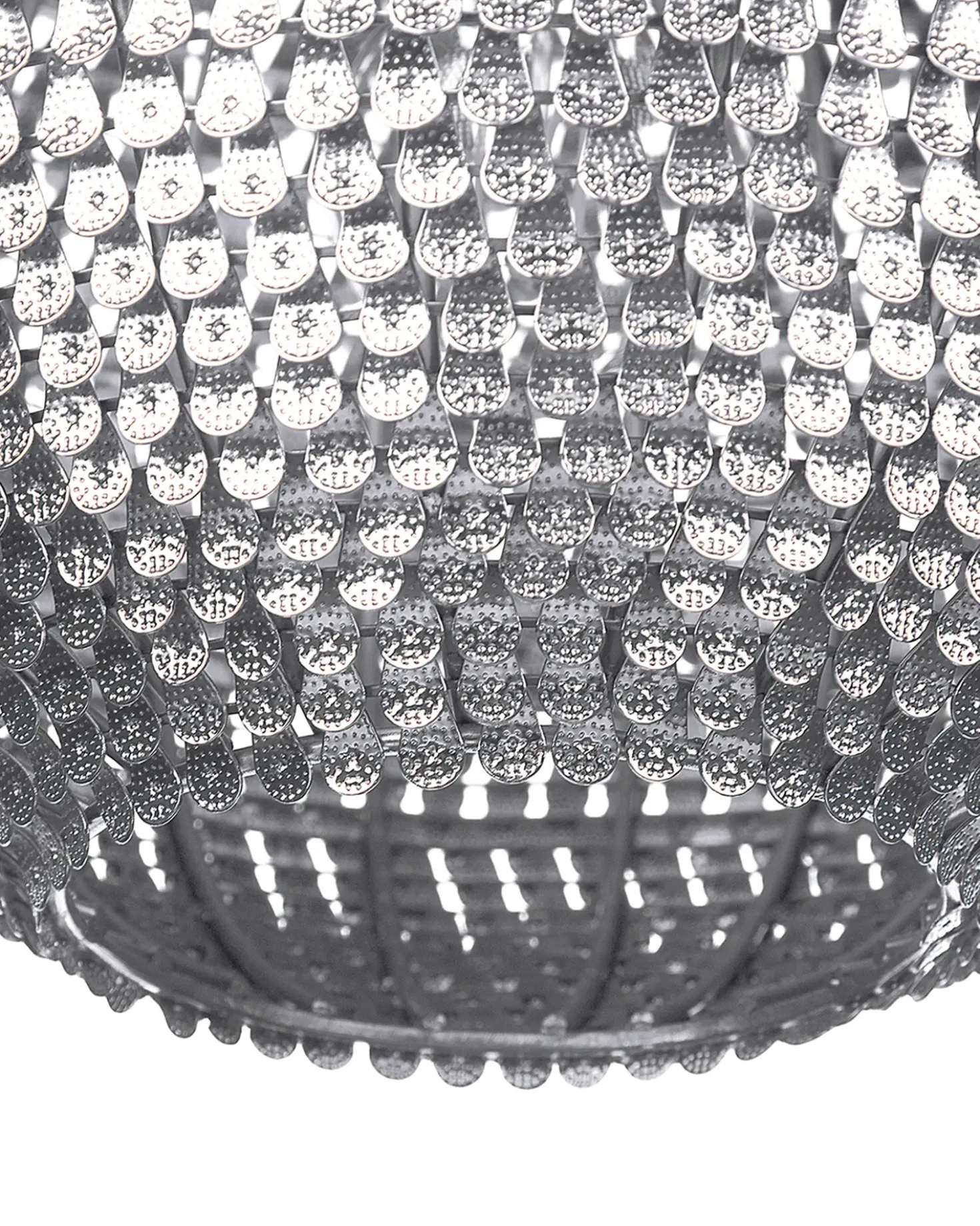 Lampadario SEINE Metallo Argento