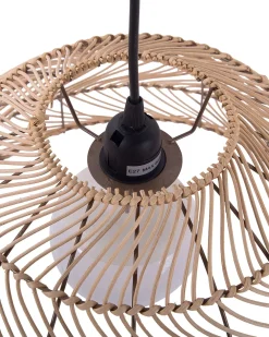 Lampadario SELENGE Rattan Marrone chiaro