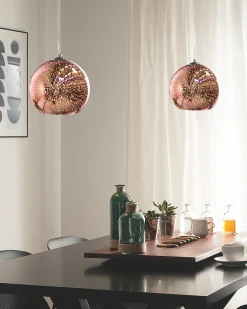 Lampadario SESSERA Vetro Rame