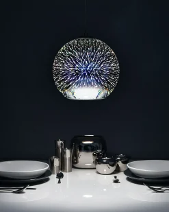 Lampadario SESSERA Vetro Argento