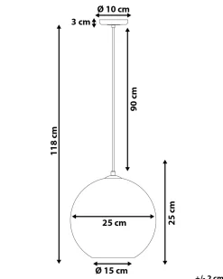 Lampadario SESSERA Vetro Argento