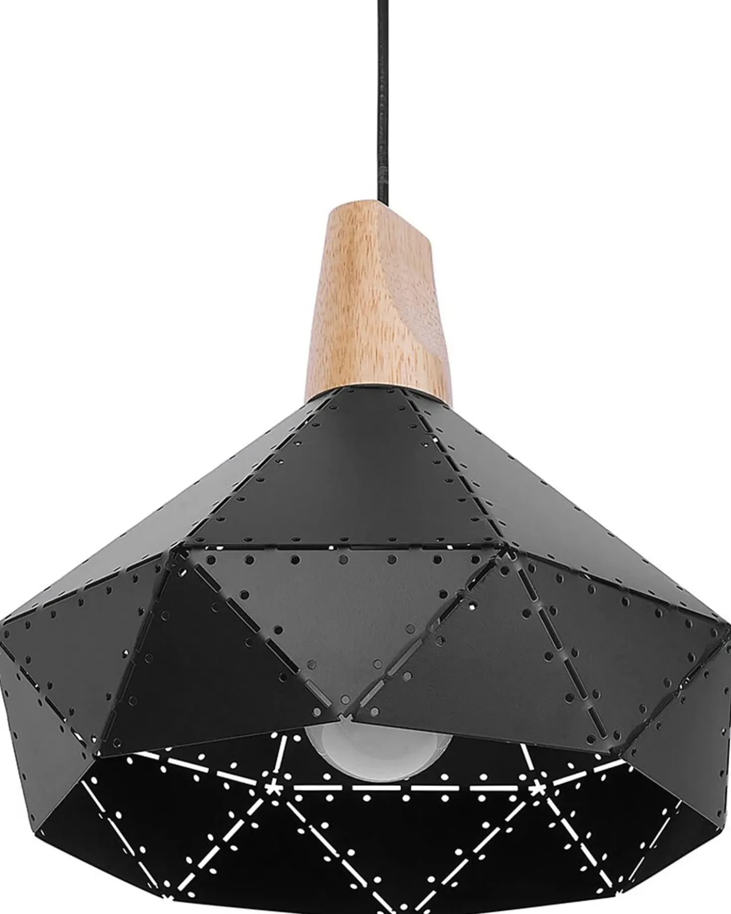 Lampadario SOMME Metallo Nero