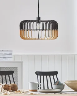 Lampadario SOUS Marrone/Nero