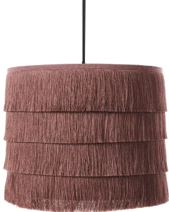Lampadario SUAPURE Tessuto Rosa