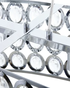 Lampadario TENNA Metallo Argento