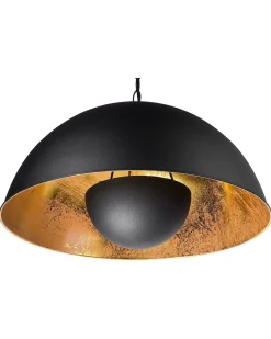 Lampadario THAMES Metallo Nero