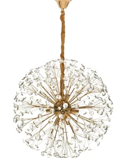 Lampadario TIMANE Vetro Ottone