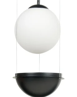 Lampadario TOBINS Vetro Nero