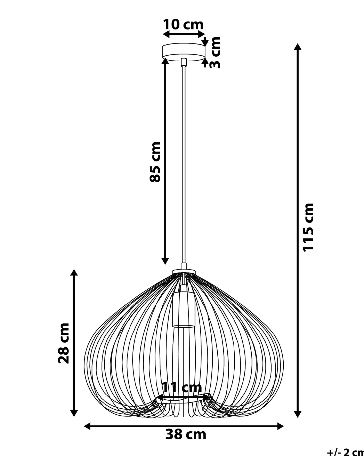 Lampadario TORDINO Metallo Oro