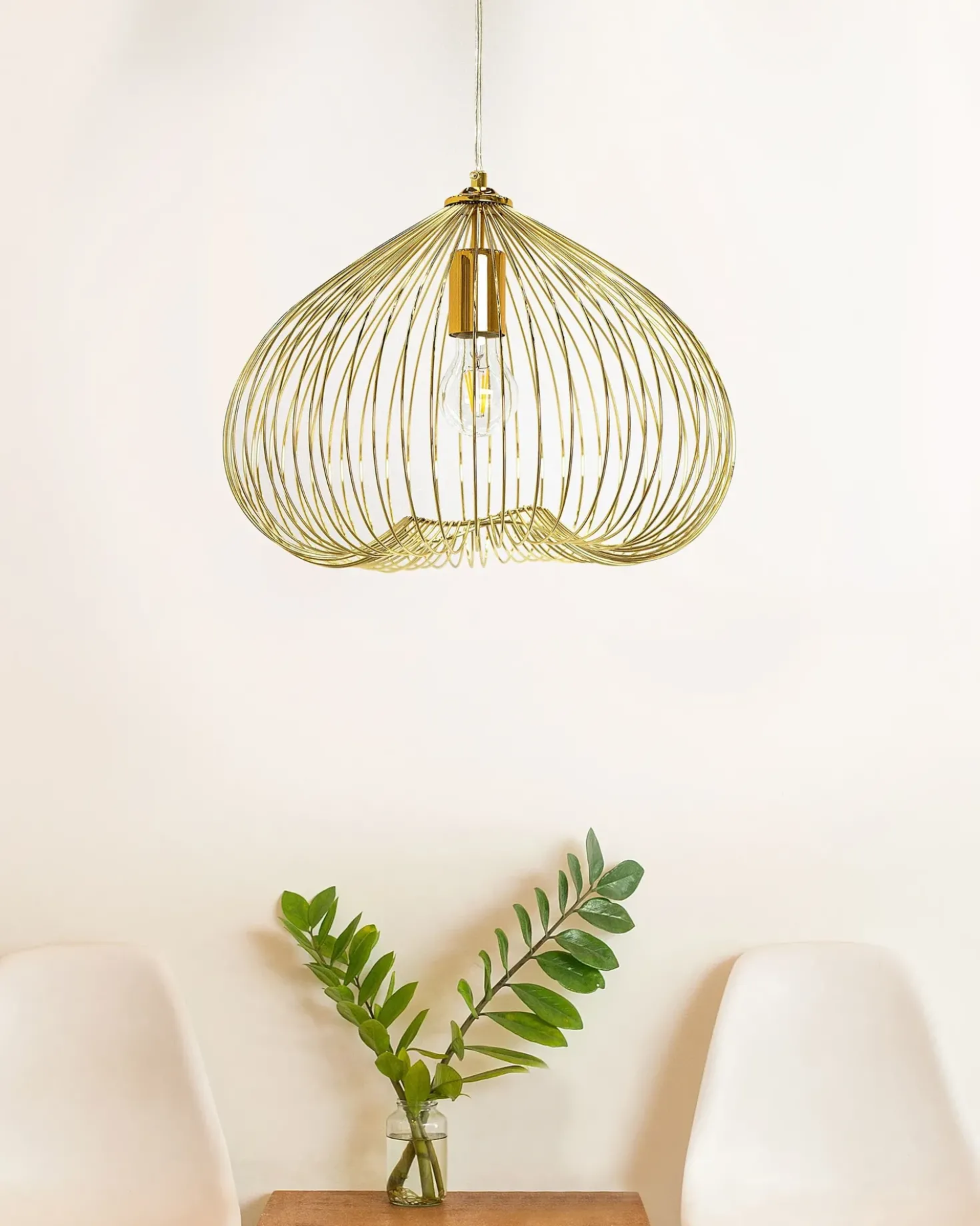 Lampadario TORDINO Metallo Oro