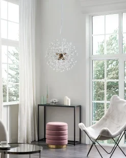 Lampadario TOROLA Metallo Oro