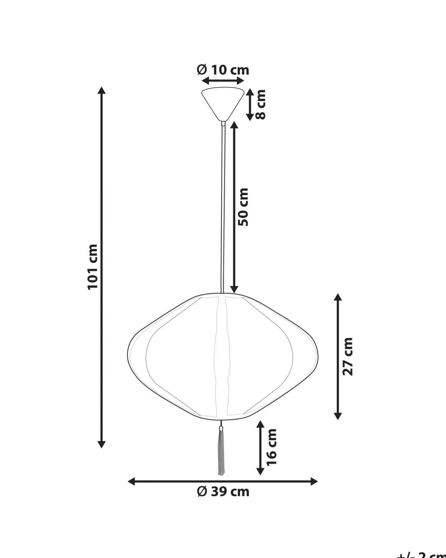 Lampadario TUCURO Bianco
