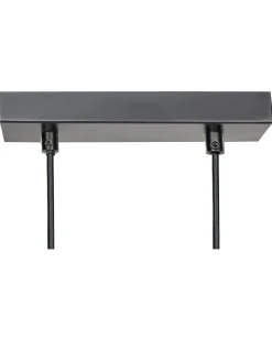 Lampadario TUTAKI Legno di quercia Nero