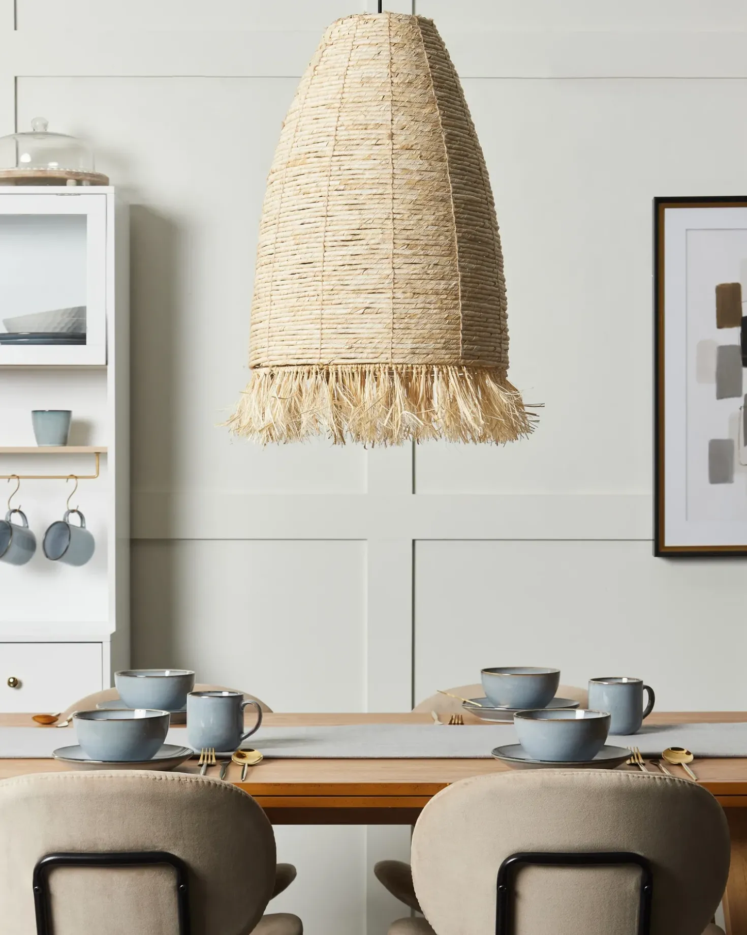 Lampadario TUTONG Vimini Naturale
