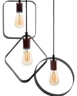 Lampadario VOMANO Metallo Nero