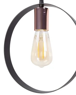 Lampadario VOMANO Metallo Nero