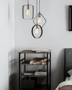 Lampadario VOMANO Metallo Nero
