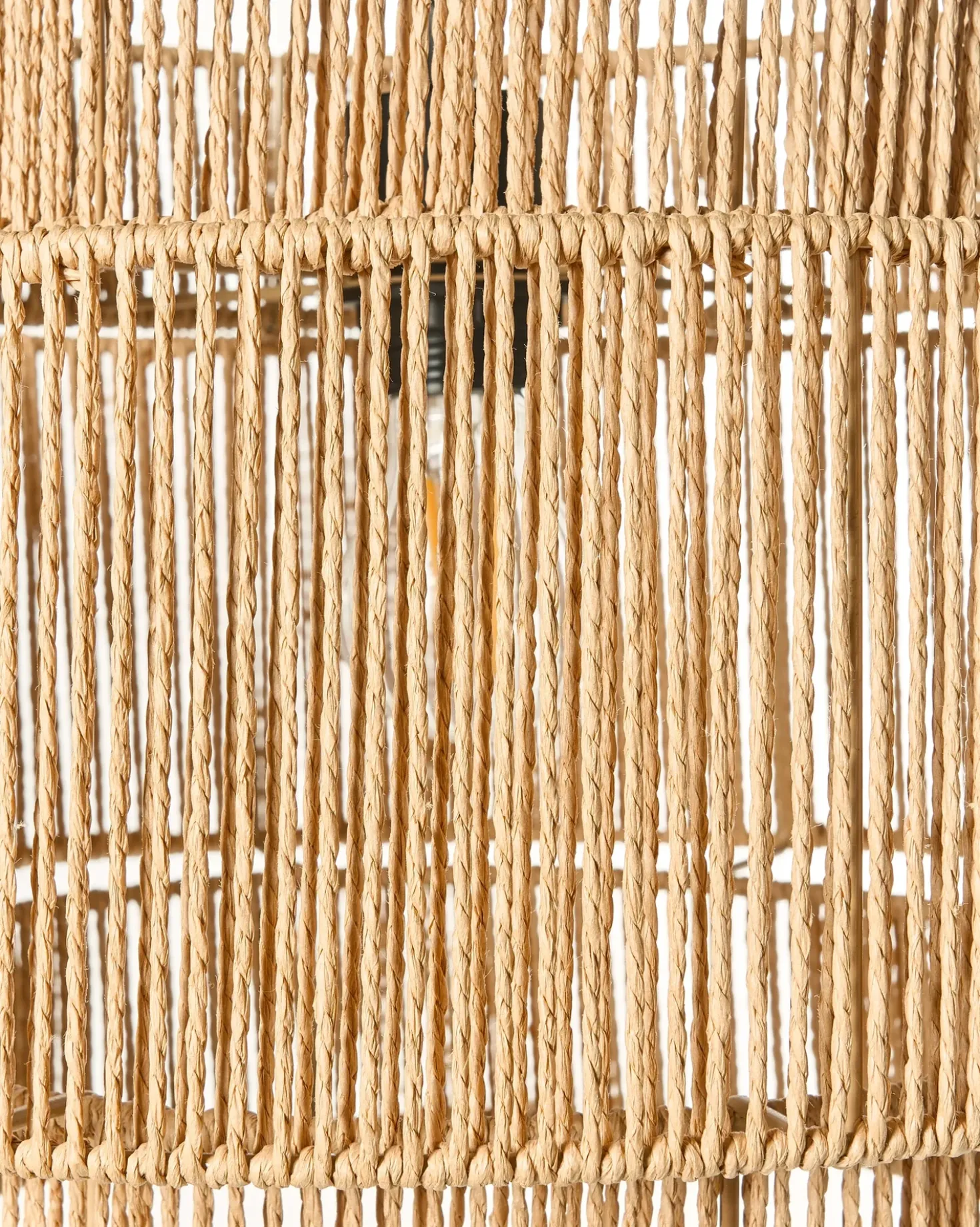 Lampadario WOKIRO Corda di carta Naturale