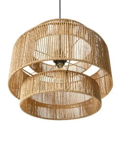 Lampadario WOKIRO Corda di carta Naturale