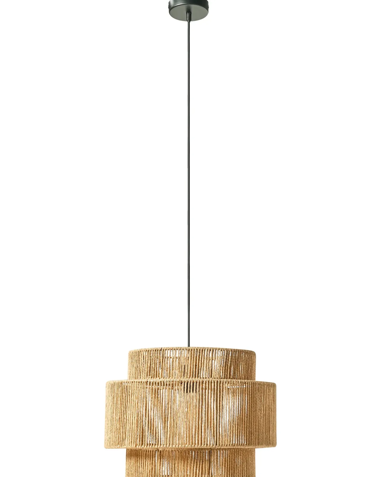 Lampadario WOKIRO Corda di carta Naturale