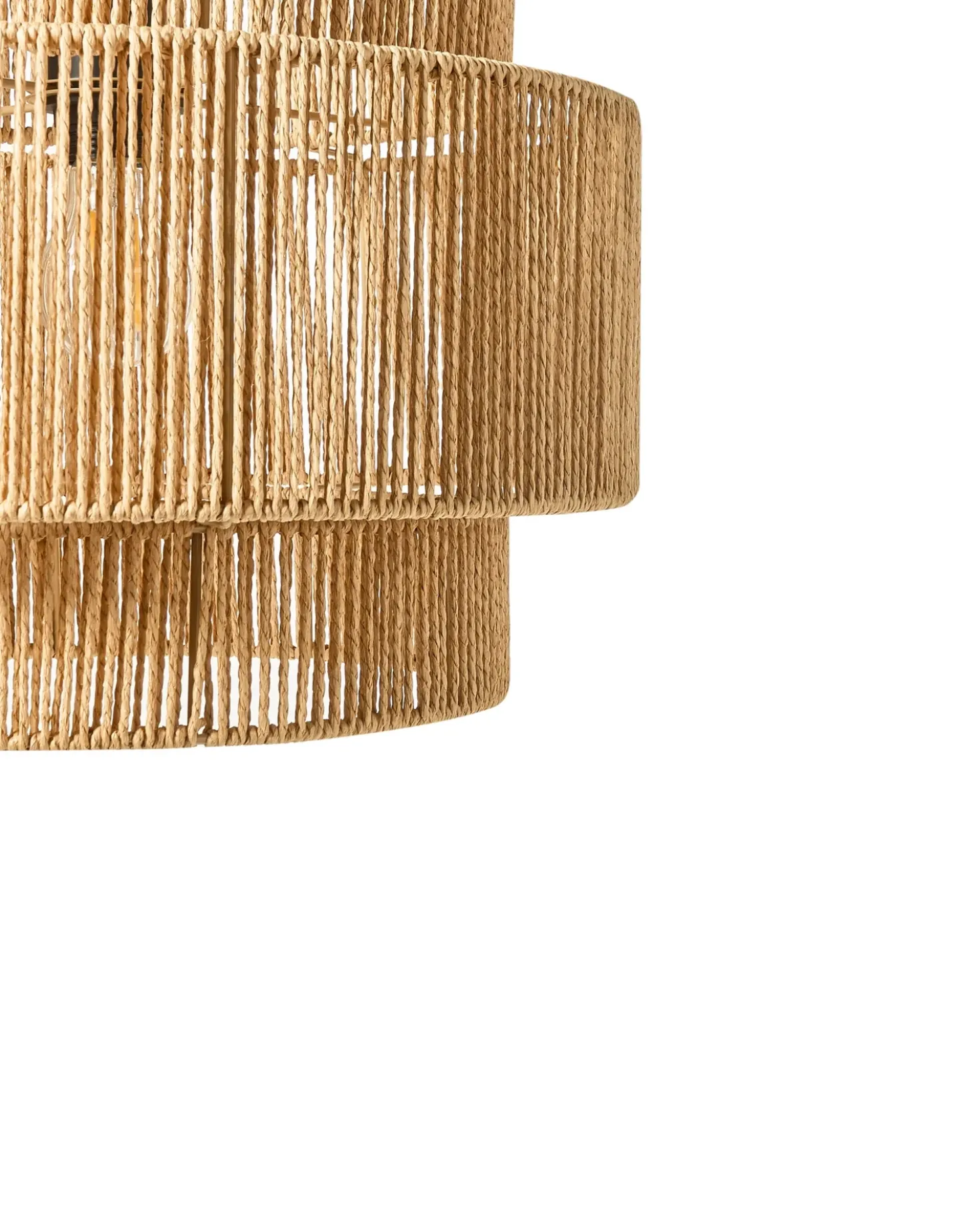 Lampadario WOKIRO Corda di carta Naturale