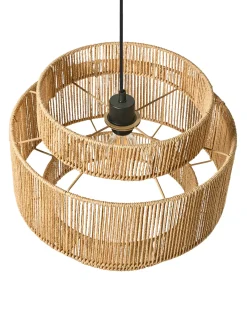 Lampadario WOKIRO Corda di carta Naturale