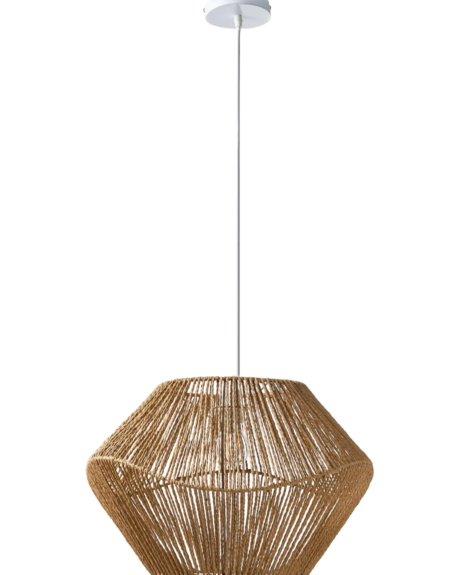 Lampadario YAMBOU Corda di carta Naturale