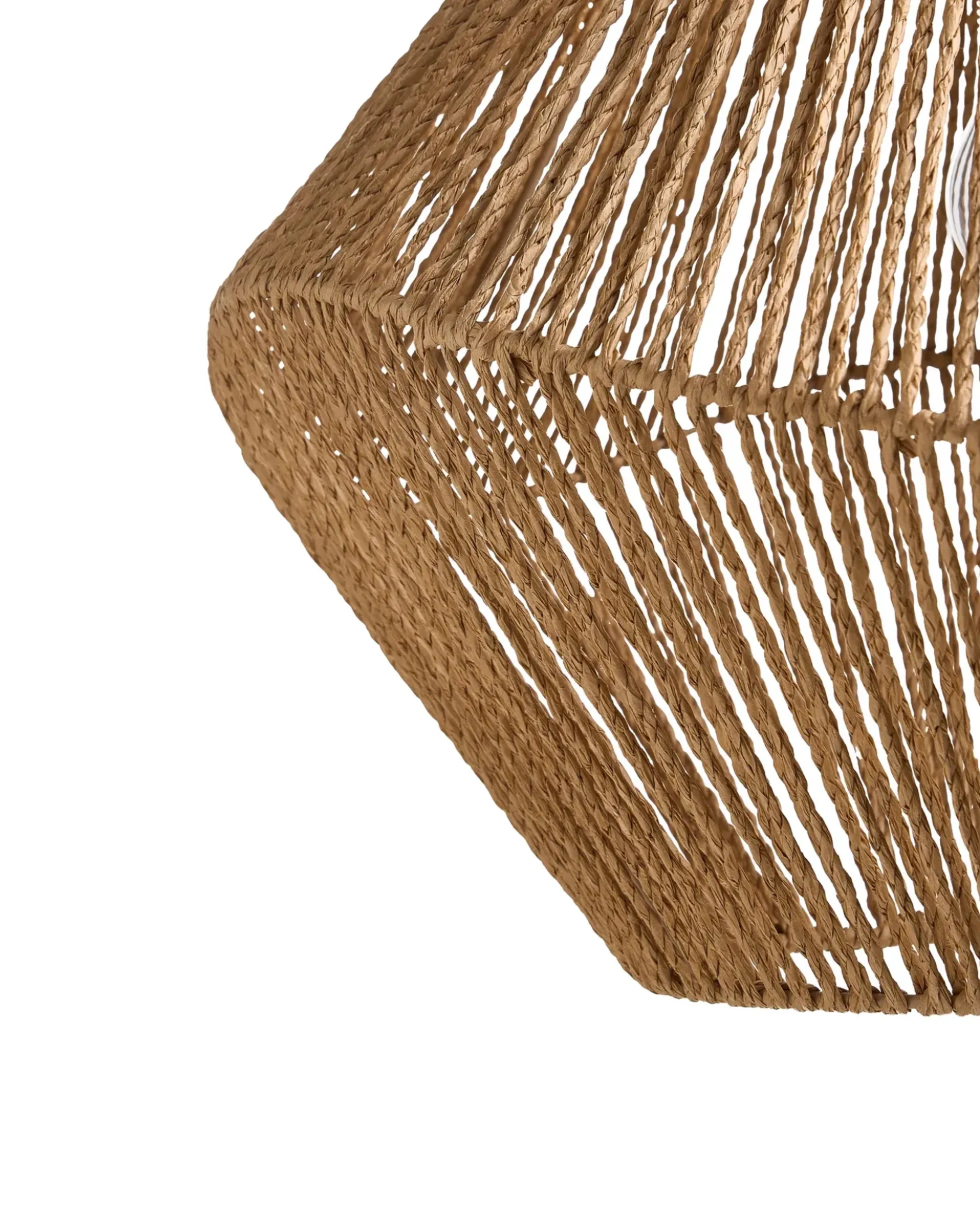 Lampadario YAMBOU Corda di carta Naturale
