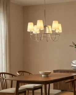 Lampadario YAMETHIN Metallo Argento