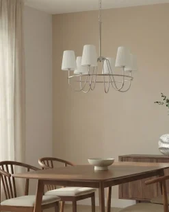 Lampadario YAMETHIN Metallo Argento