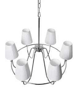 Lampadario YAMETHIN Metallo Argento