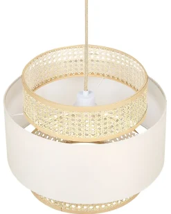 Lampadario YUMURI Rattan Beige chiaro