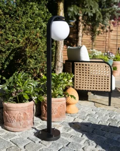 Lampione da giardino KULSI Nero