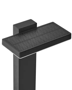 Lampione solare da giardino a LED POPLAR con sensore di movimento Nero